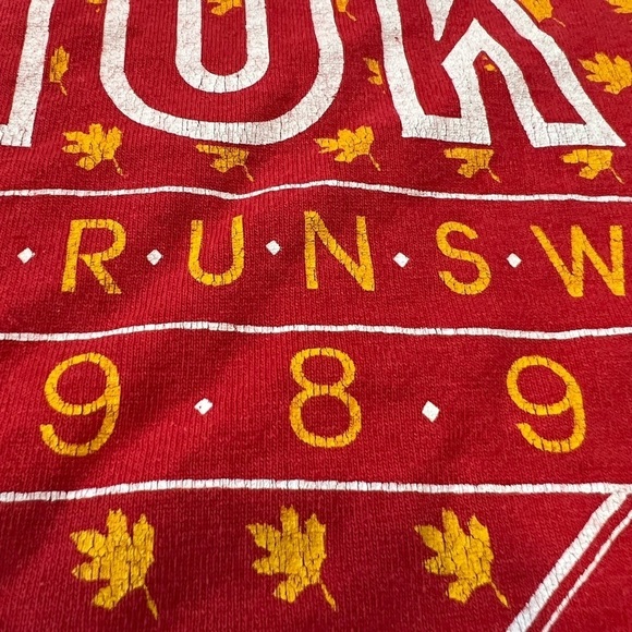 Vintage 80s 10K East Brunswick Running Race 1989 Long Sleeve Tshirt - Picture 5 of 7